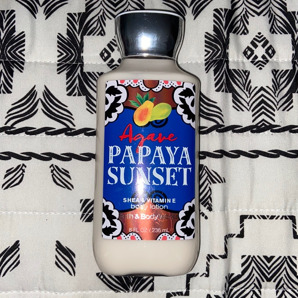 Agave Papaya Sunset Bath & Body Works body lotion